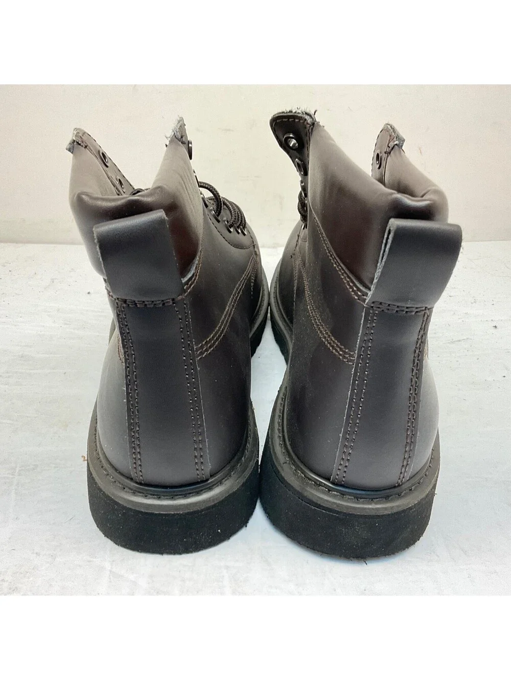 Unbranded Men's 6” Casual Work Boots SN1936W Brown-Leather Size 12M